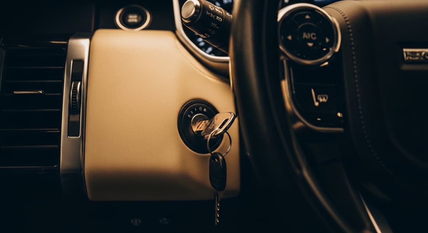Range Rover key stuck in ignition — Arlington