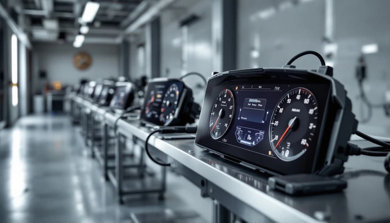Multiple instrument clusters on a workbench